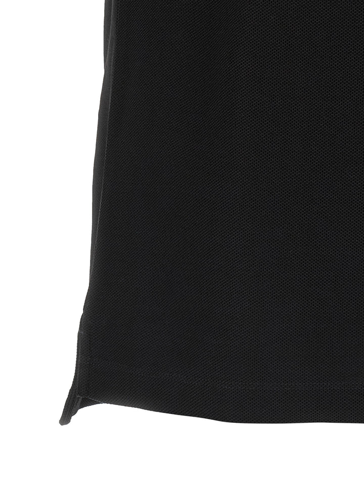 Burberry Black Cotton Polo Shirt