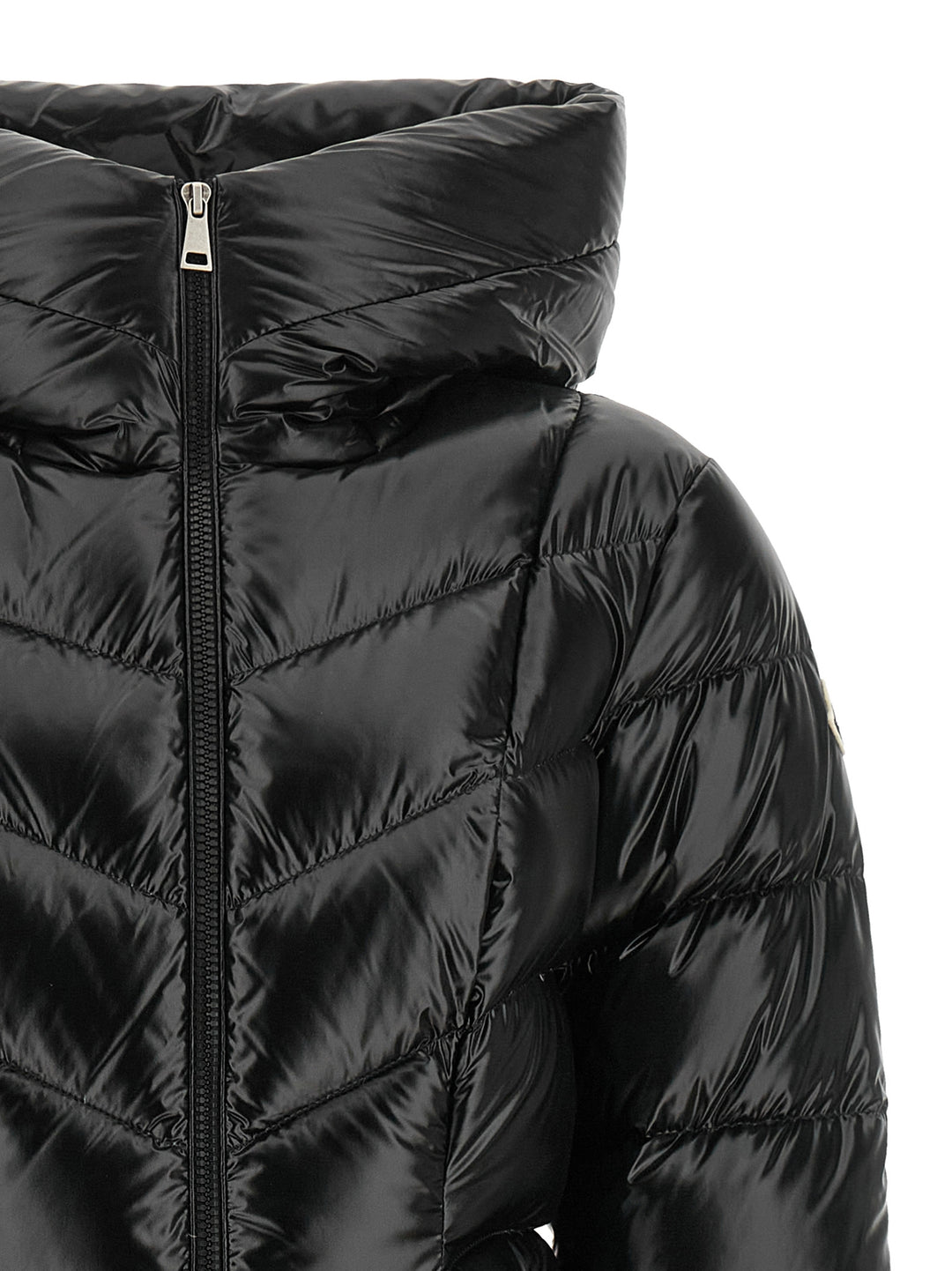 Moncler Black Polyamide Full-Length Jacket
