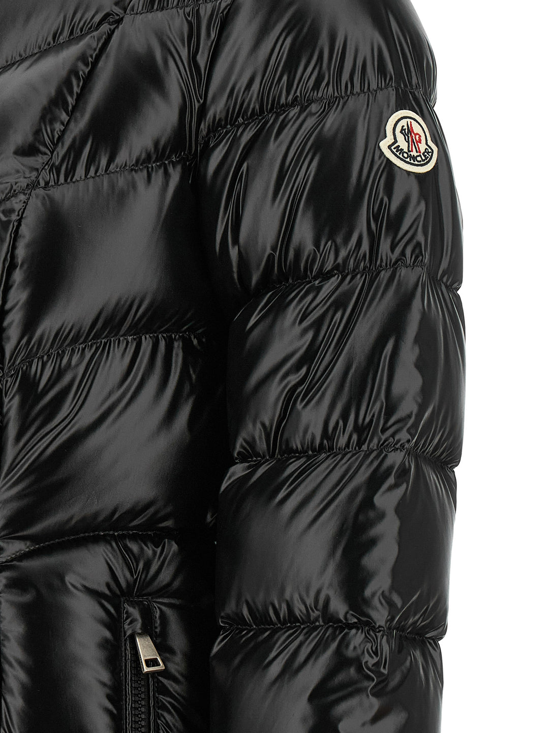 Moncler Black Polyamide Full-Length Jacket