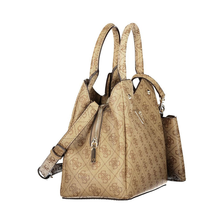 Guess Jeans Beige Polyethylene Handbag