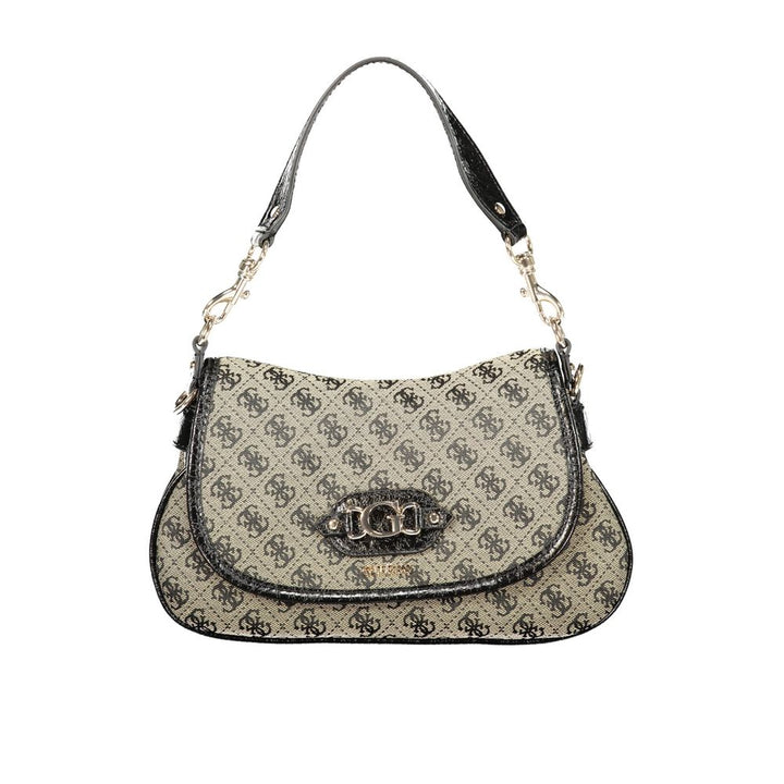 Guess Jeans Black Polyester Handbag