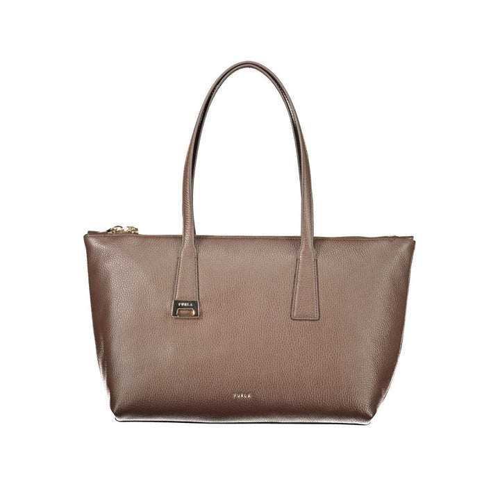 Furla Brown Leather Handbag