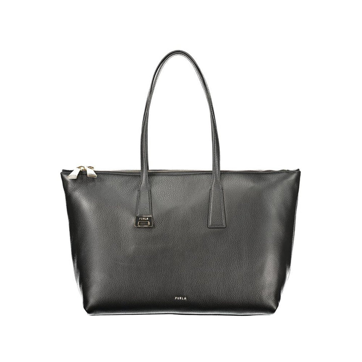 Furla Black Leather Handbag