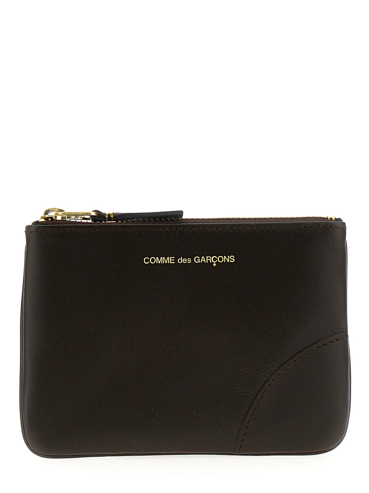 Comme Des Garçons Brown Calfskin Cardholder