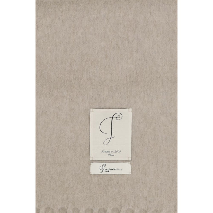 Jacquemus Beige Wool Oves Aries Scarf