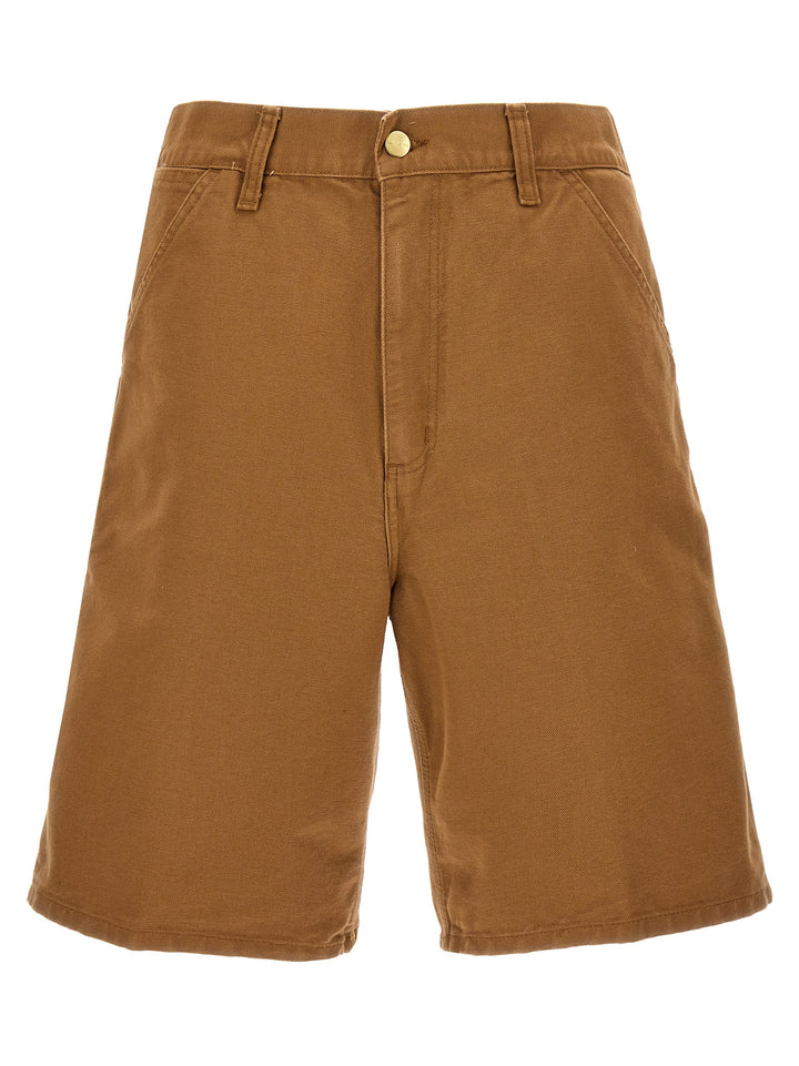 Carhartt Wip Brown Organic Cotton Bermuda Shorts