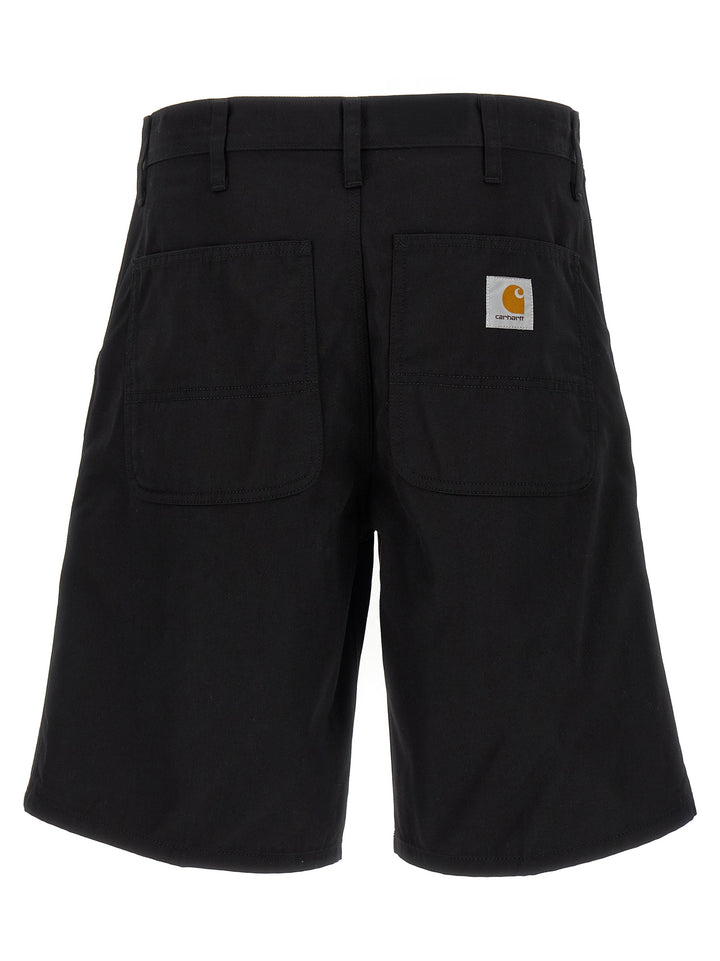 Carhartt Wip Black Polyester Bermuda Shorts