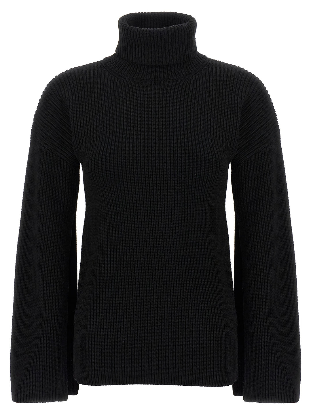 TOTEME Black Wool Cardigan