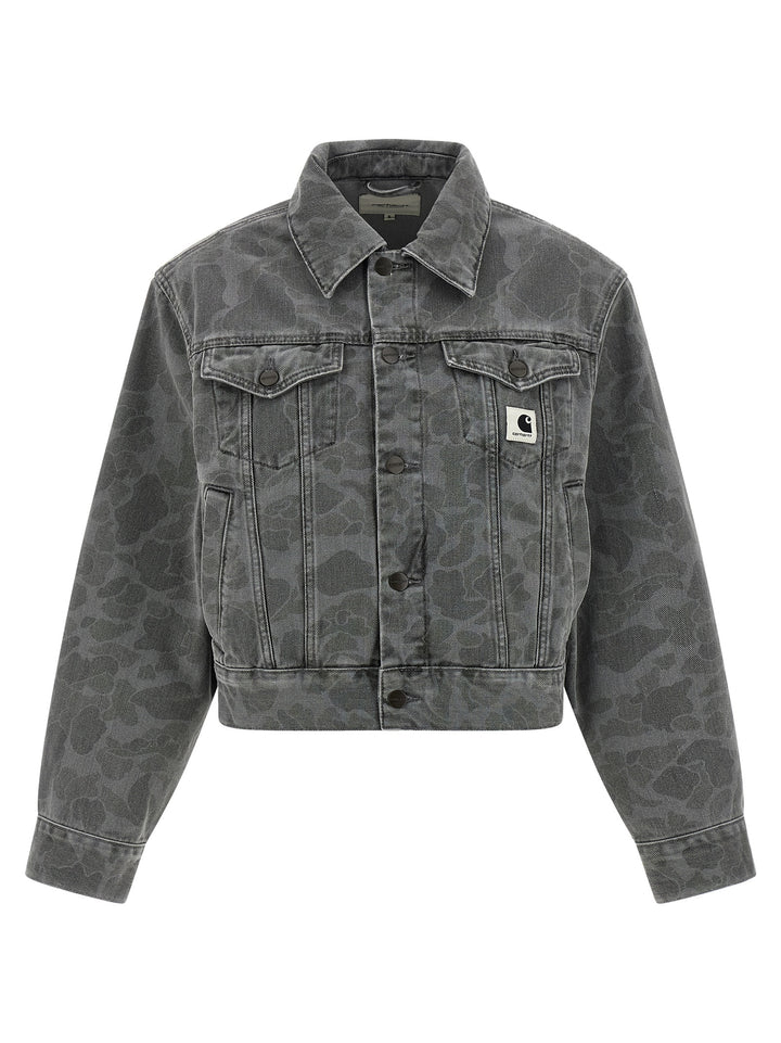 Carhartt Wip Gray Organic Cotton Denim Jacket