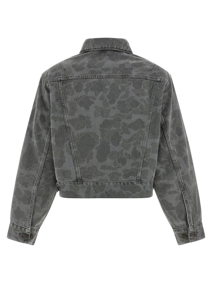 Carhartt Wip Gray Organic Cotton Denim Jacket