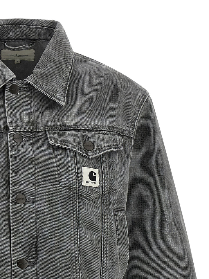 Carhartt Wip Gray Organic Cotton Denim Jacket