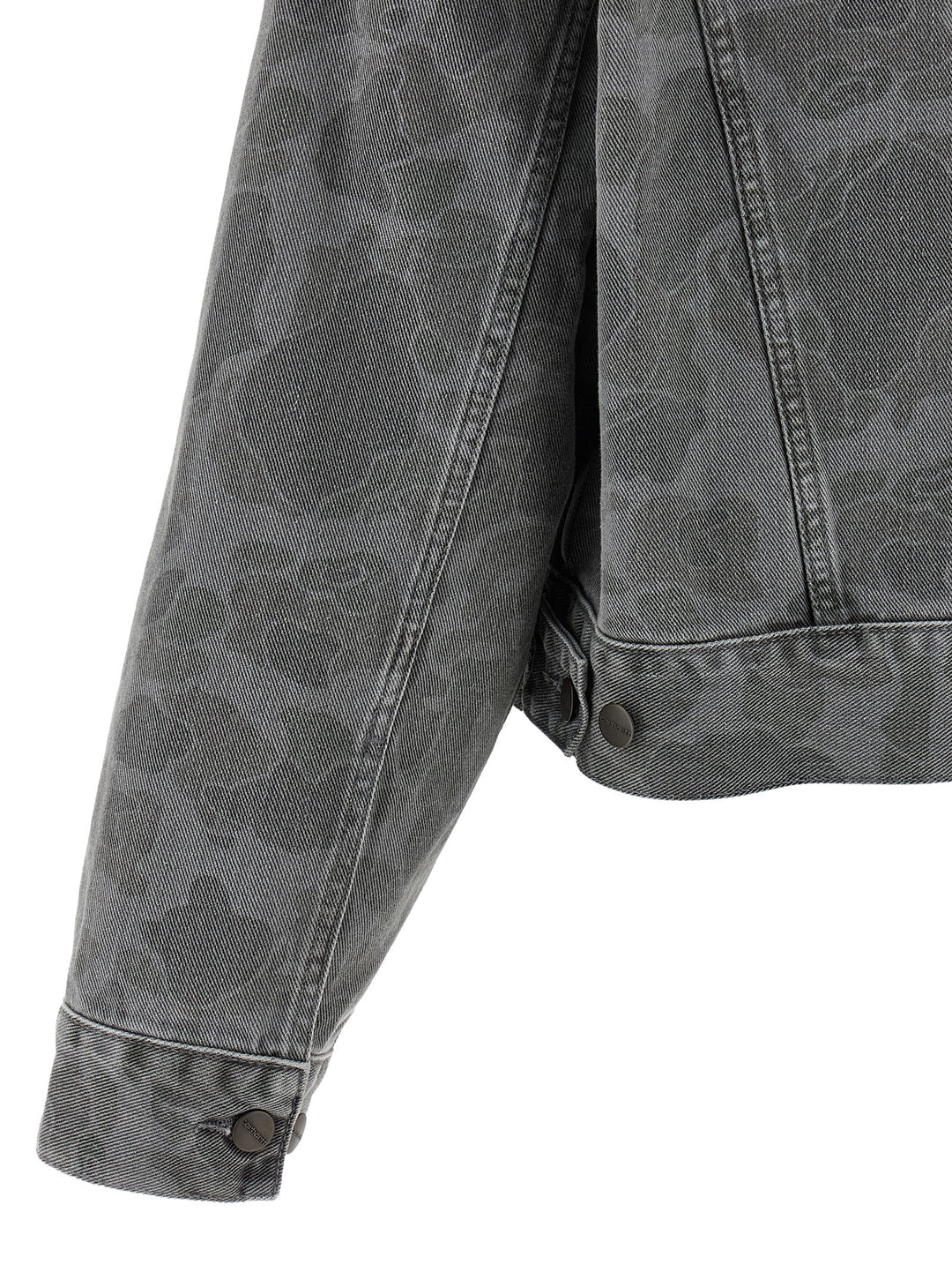 Carhartt Wip Gray Organic Cotton Denim Jacket