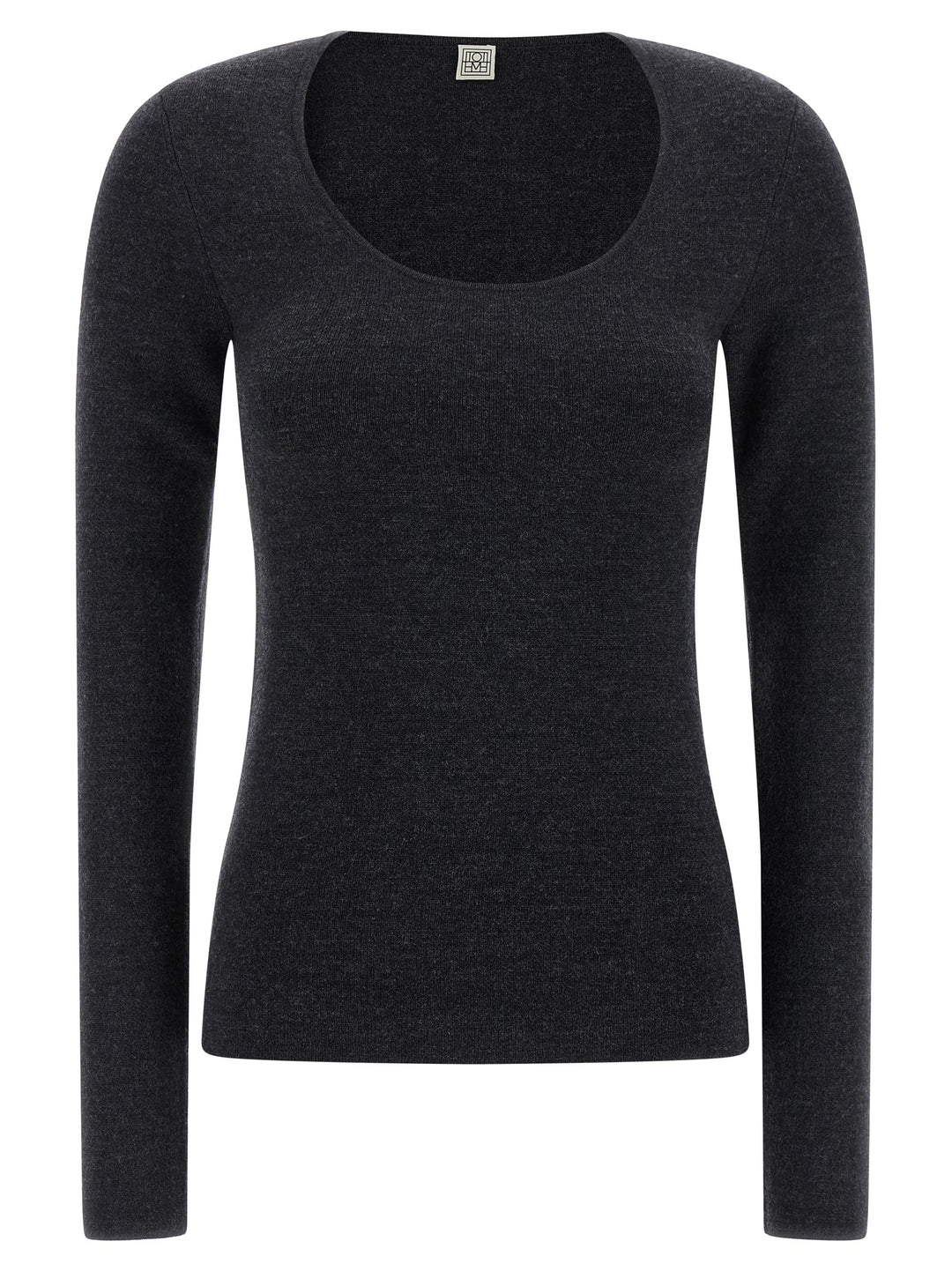 TOTEME Gray Viscose Cardigan