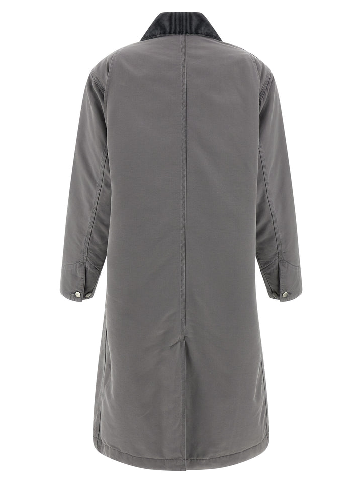 Carhartt Wip Gray Cotton Coat