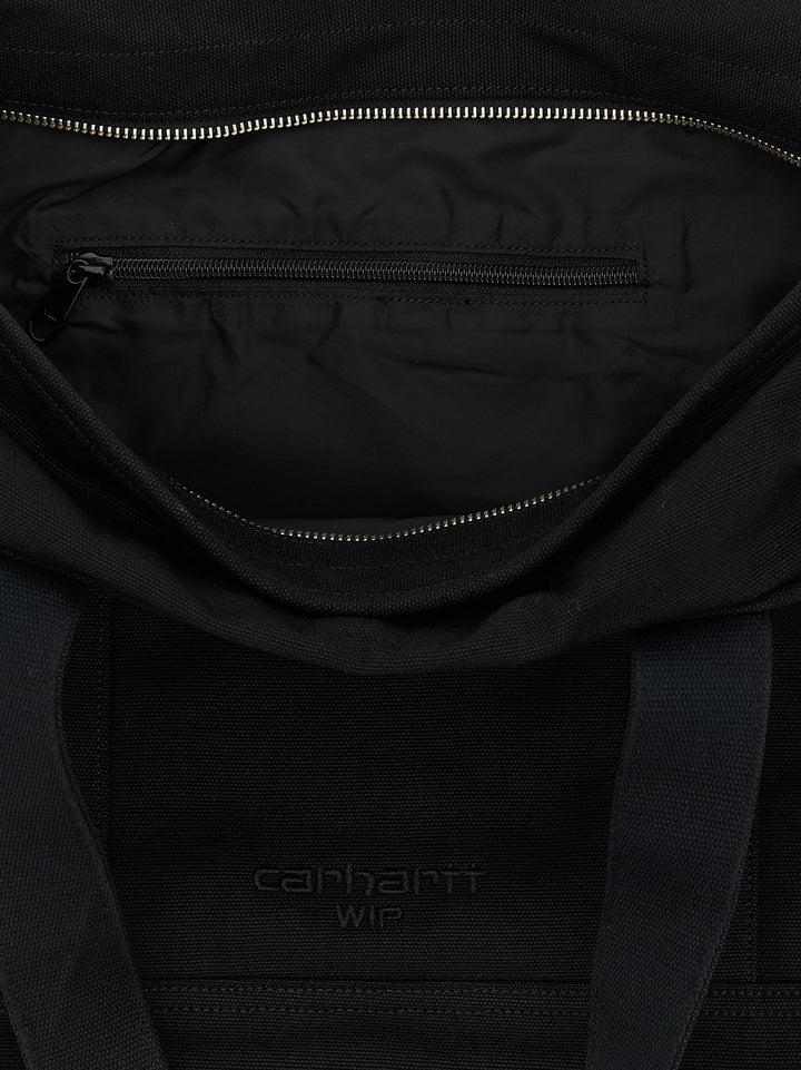 Carhartt Wip Black Cotton Tote Bag
