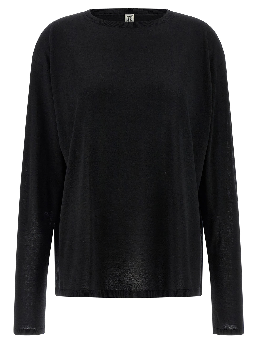 TOTEME Black Wool Cardigan