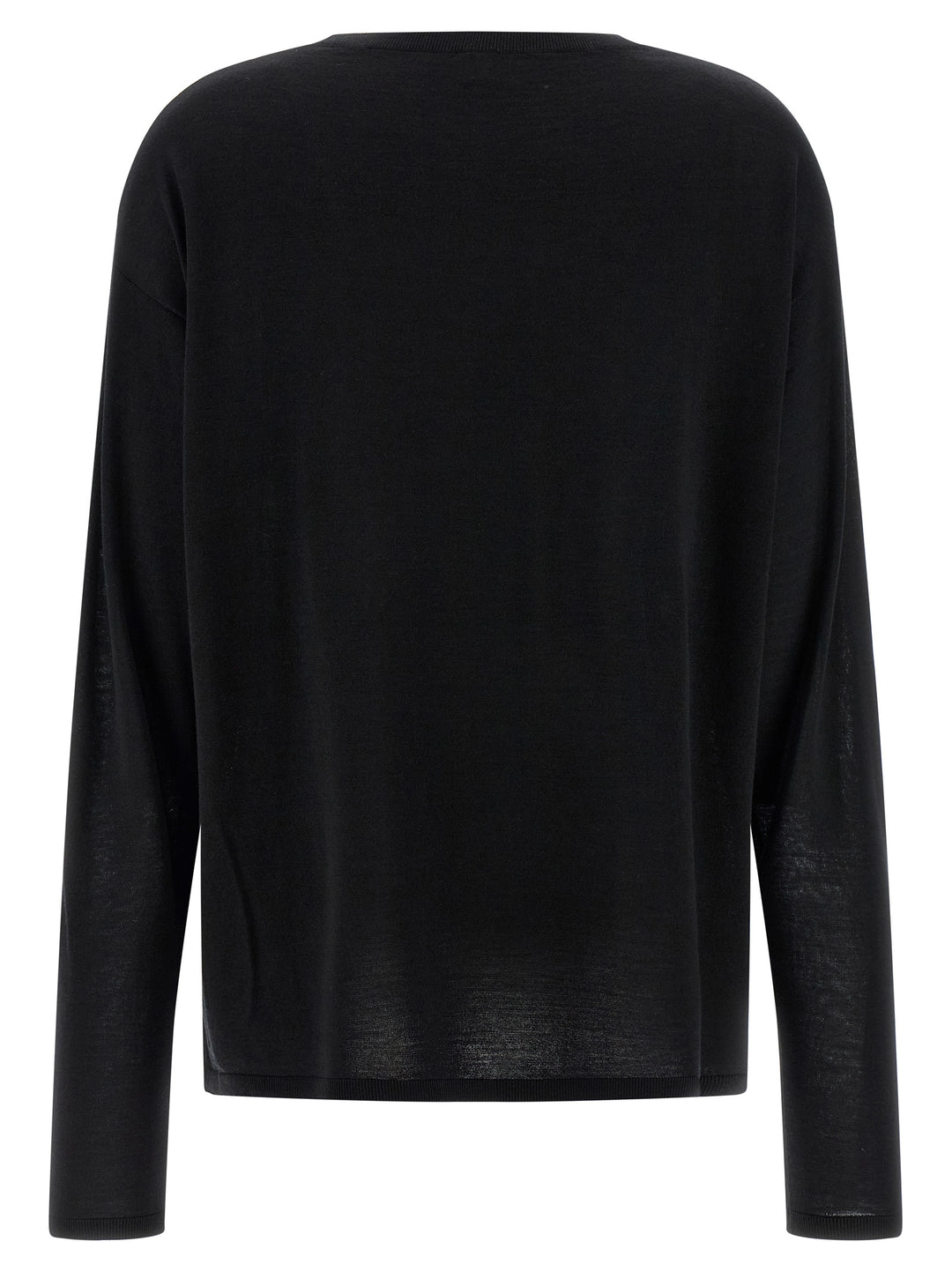 TOTEME Black Wool Cardigan