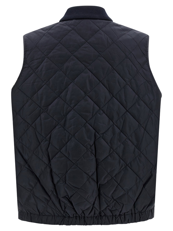Prada Blue Recycled Polyamide Sleeveless Jacket