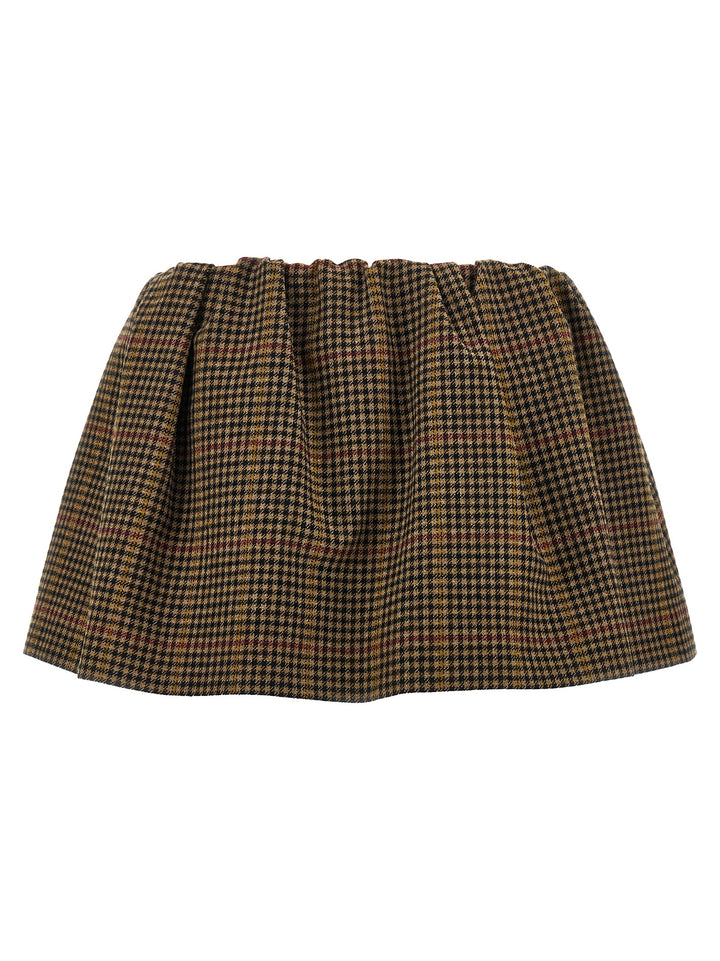 Miu Miu Brown Virgin Wool Long Skirt