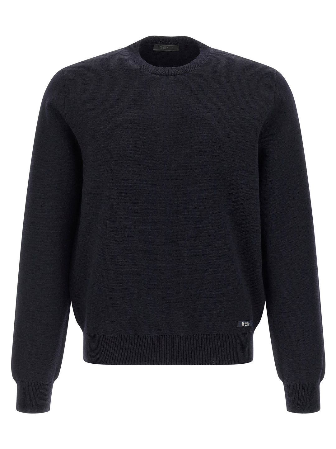 Prada Blue Virgin Wool Cardigan