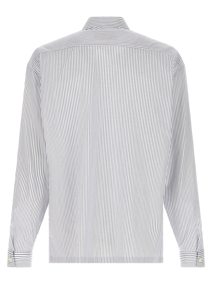 Prada Blue Cotton Blouse