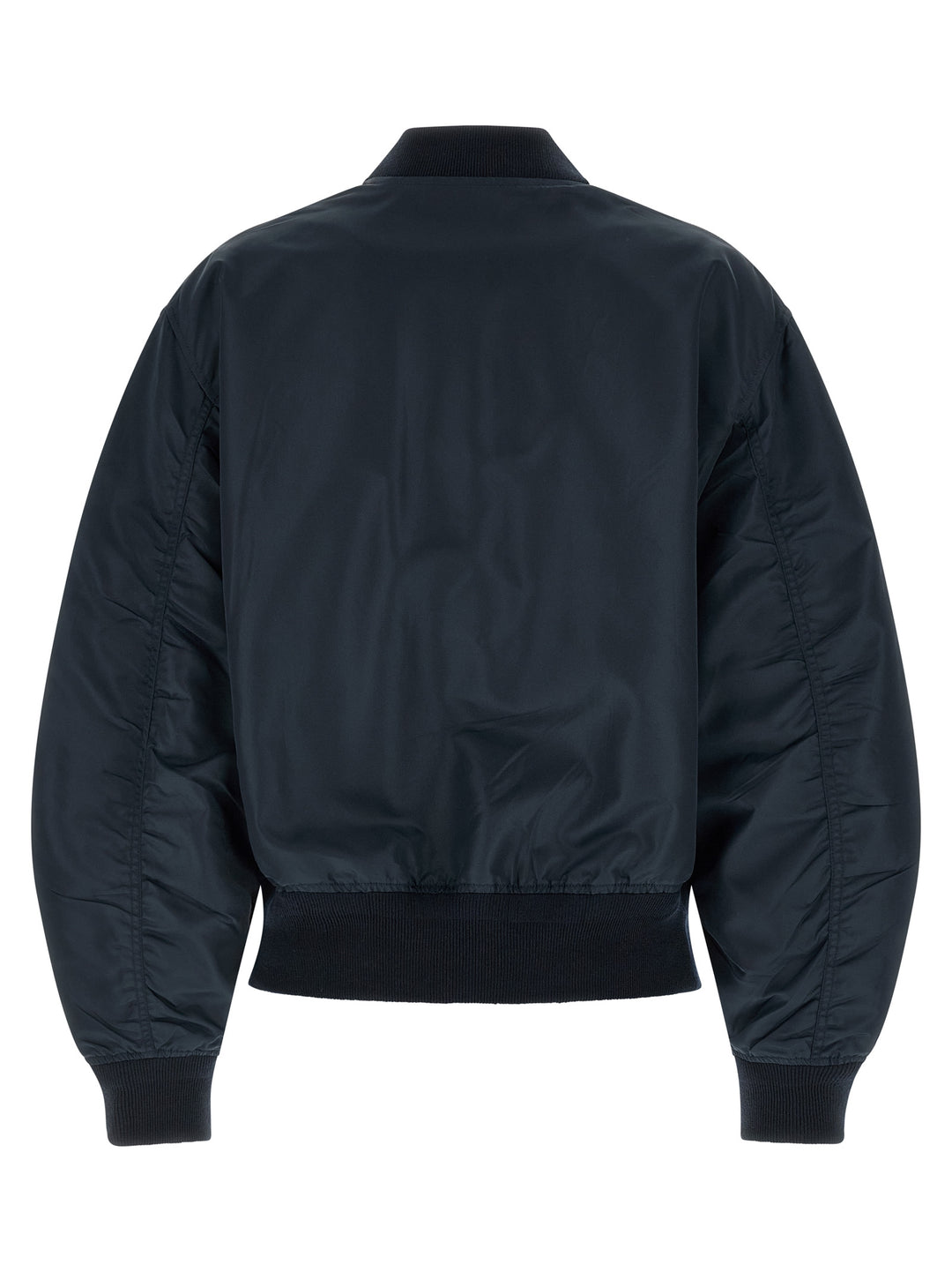 Prada Blue Polyamide Bomber