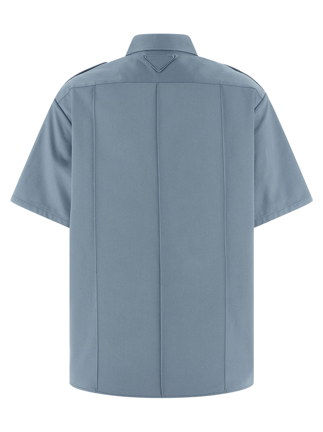 Prada Blue Cotton Blouse