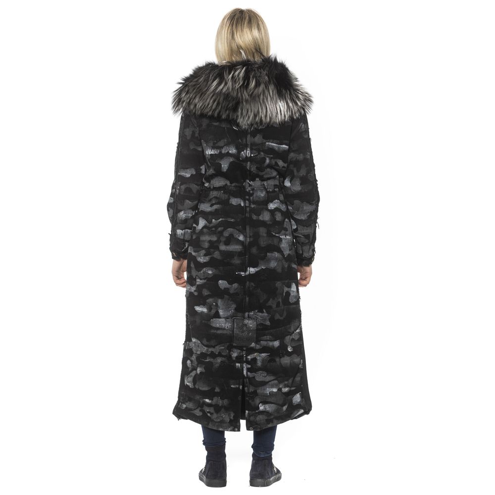 Mr&amp;Mrs Italy Black Cotton Women Jacket
