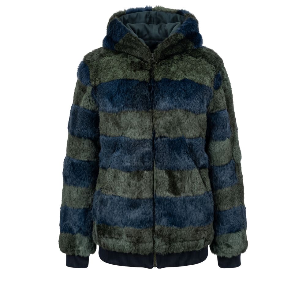 Mr&amp;Mrs Italy Green Rabbit Fur Women Jacket