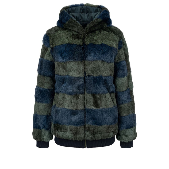 Mr&amp;Mrs Italy Green Rabbit Fur Women Jacket