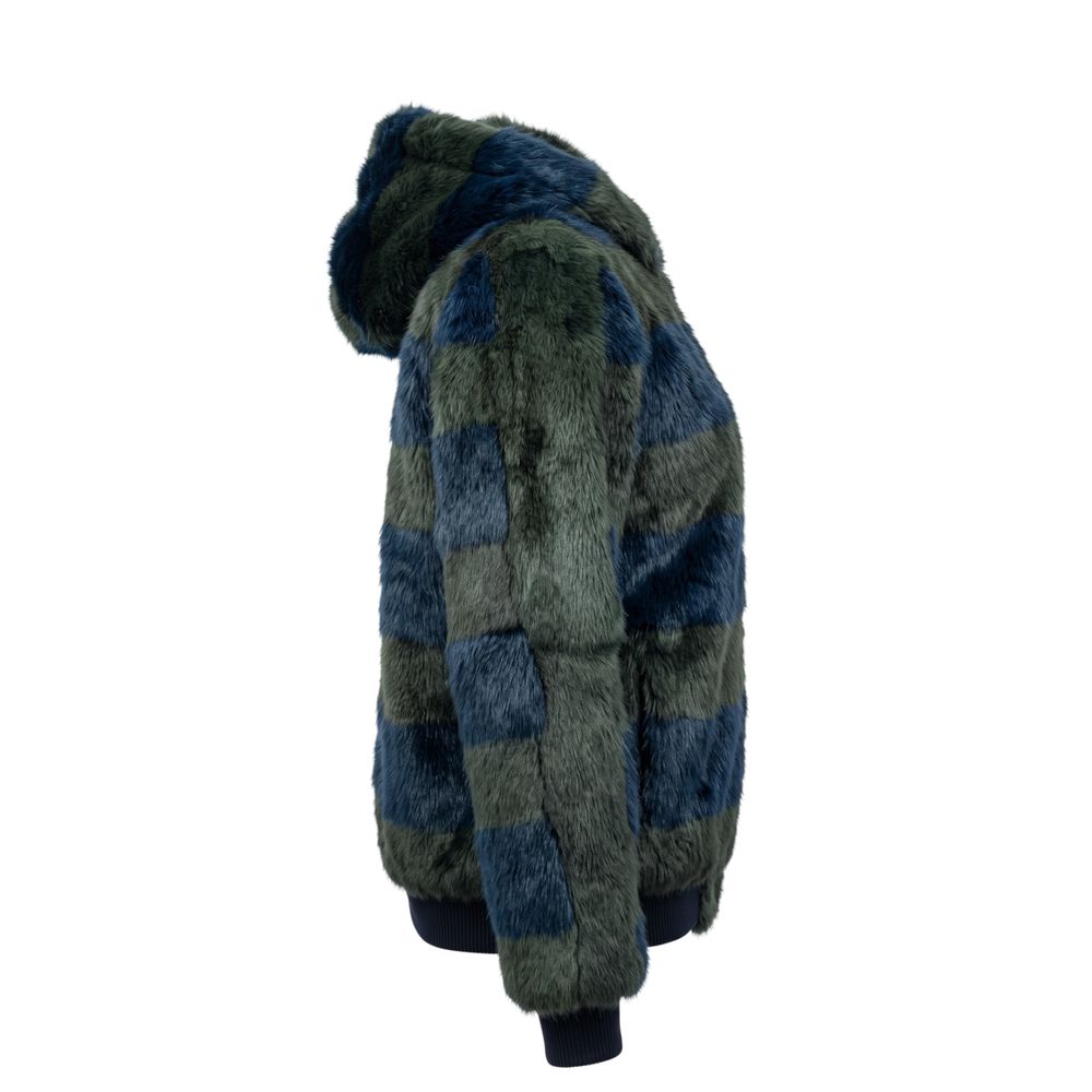 Mr&amp;Mrs Italy Green Rabbit Fur Women Jacket