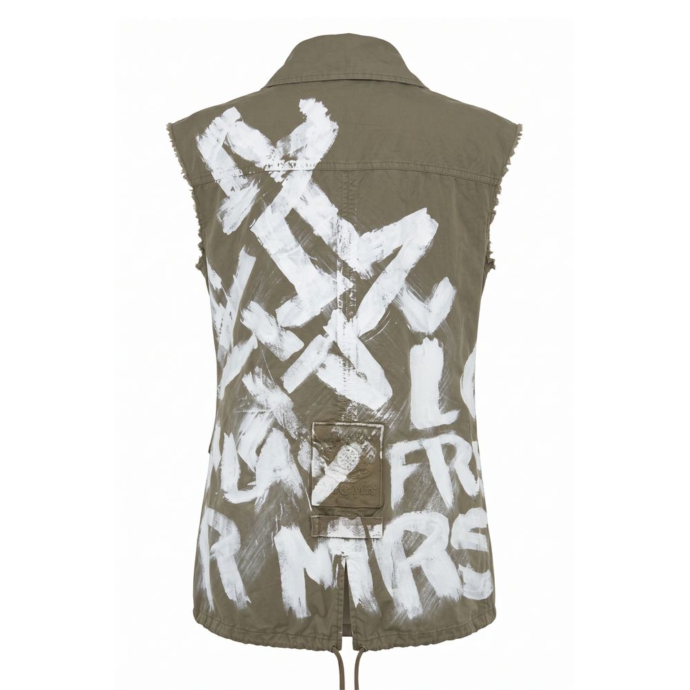 Mr&amp;Mrs Italy Green Cotton Women Jacket