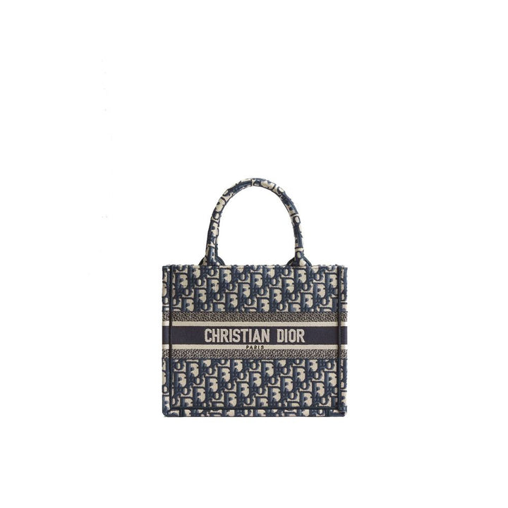 Dior Blue Cotton Tote Bag