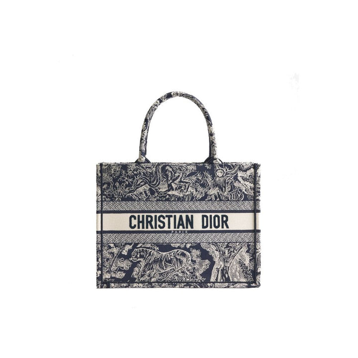 Dior Blue Cotton Tote Bag