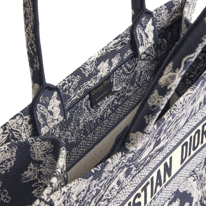 Dior Blue Cotton Tote Bag