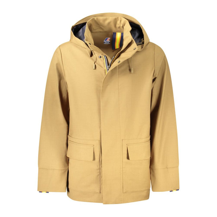 K-WAY Brown Wool Men&