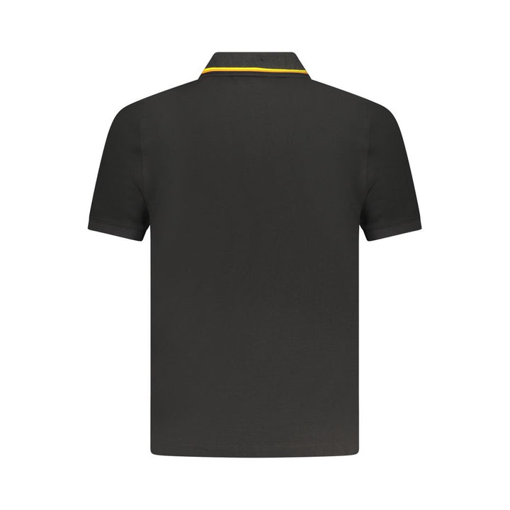 K-WAY Black Cotton Male Polo Shirt