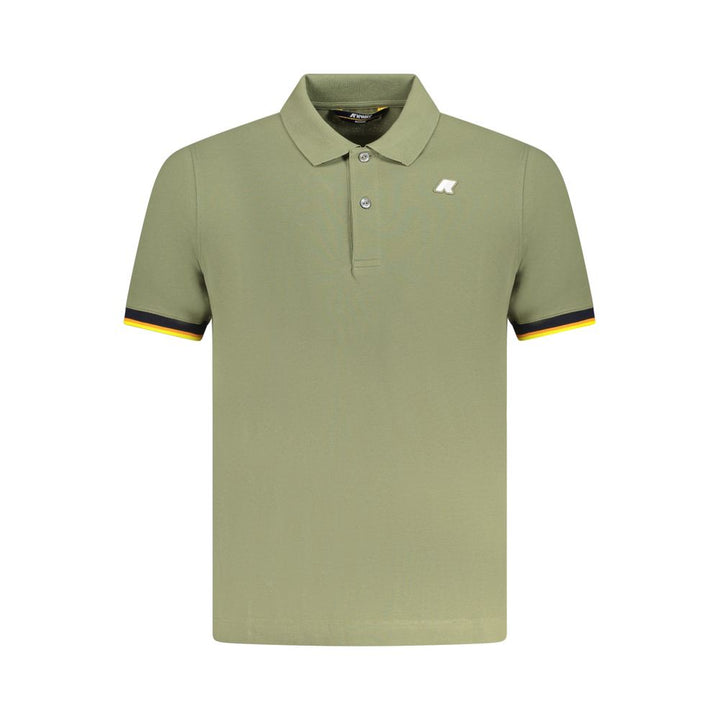 K-WAY Verde Cotton Men Polo