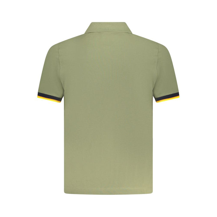 K-WAY Verde Cotton Men Polo