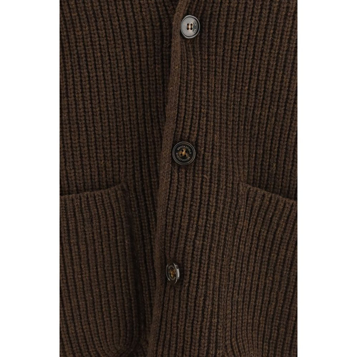 Brooksfield Brown Wool Oves Aries Full-Length Jacket