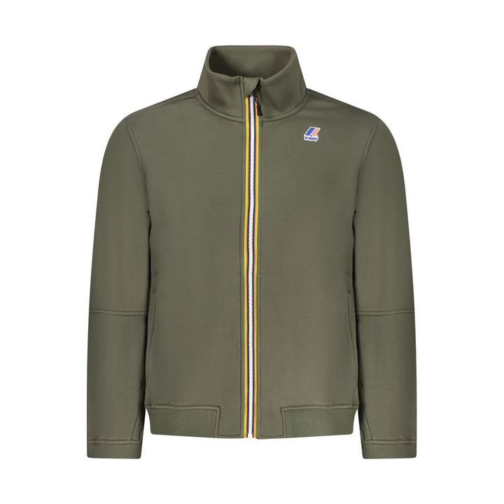 K-WAY Green Cotton Men Sweater