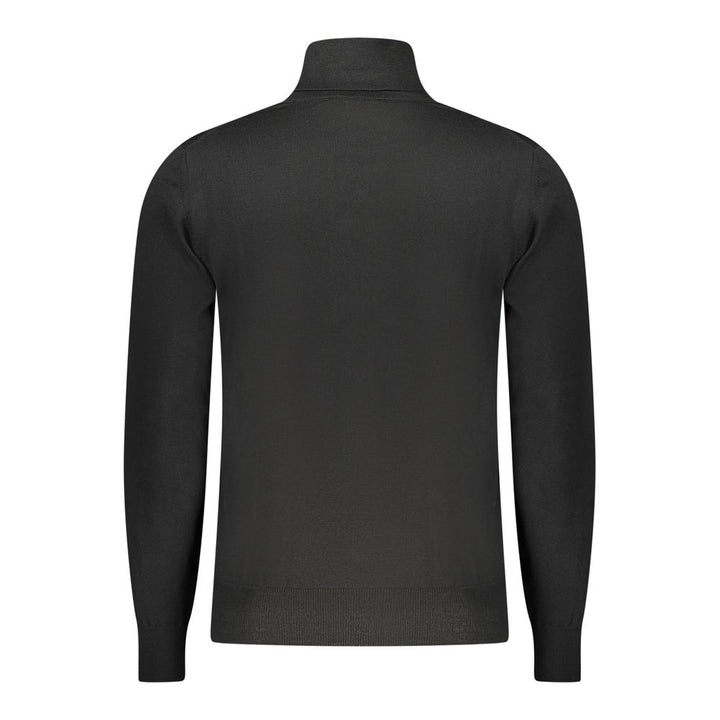K-WAY Black Wool Men Sweater