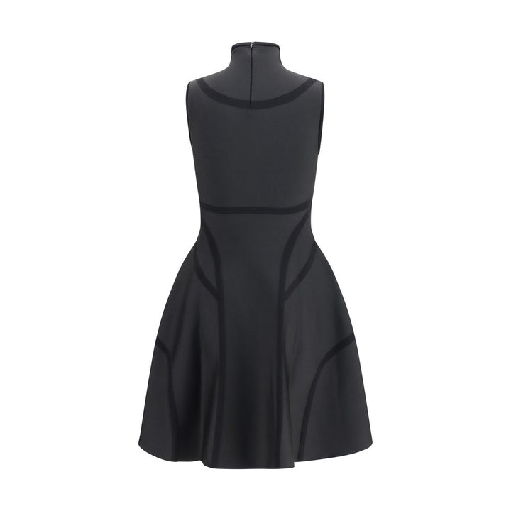 Alexander McQueen Black Polyester Cocktail Dress
