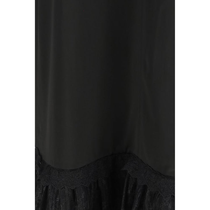 Ganni Black Acetate Casual Dress