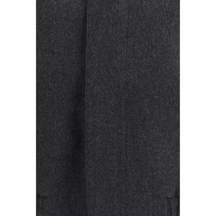 Lardini Gray Wool Oves Aries Bomber