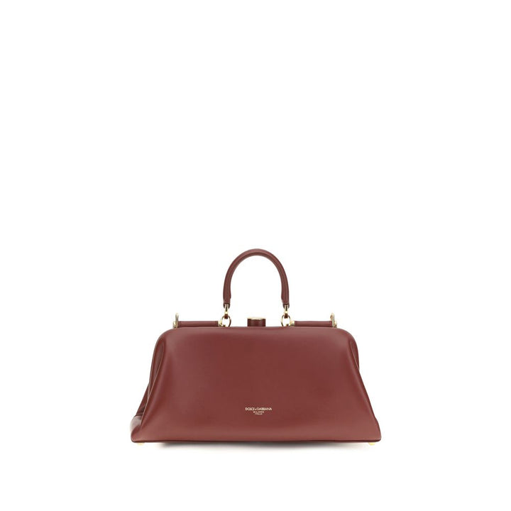 Dolce &amp; Gabbana Red Lamb Ovis Aries Handbag