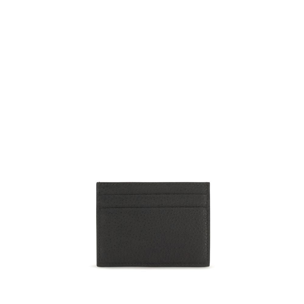 Dolce &amp; Gabbana Black Calf Leather Bos Taurus Wallet