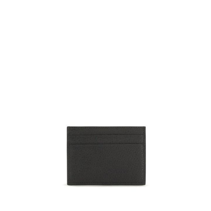 Dolce &amp; Gabbana Black Calf Leather Bos Taurus Wallet