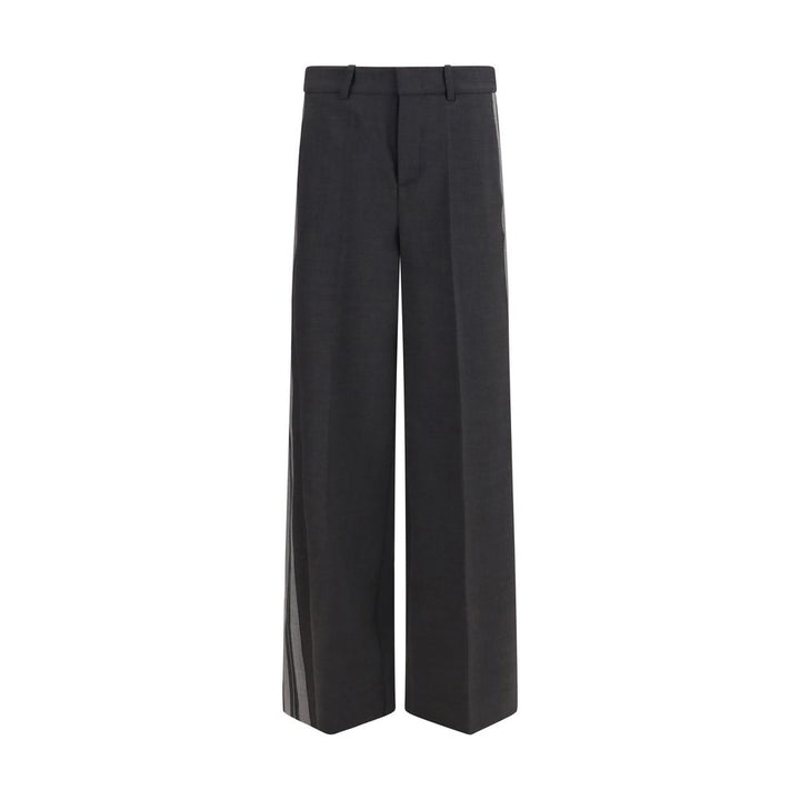 P.A.R.O.S.H. Gray Wool Oves Aries Casual Pants
