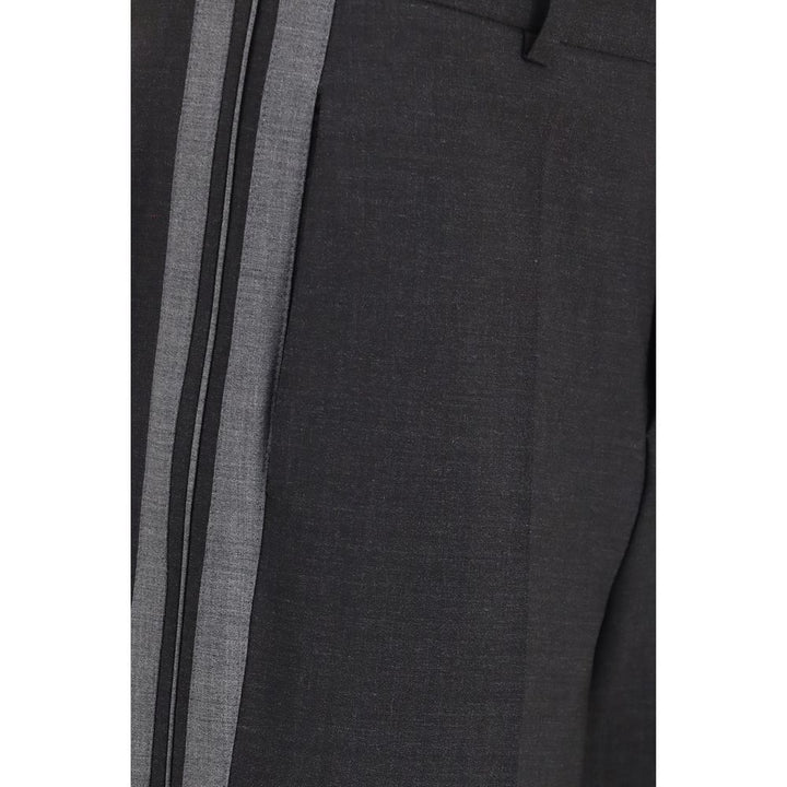 P.A.R.O.S.H. Gray Wool Oves Aries Casual Pants